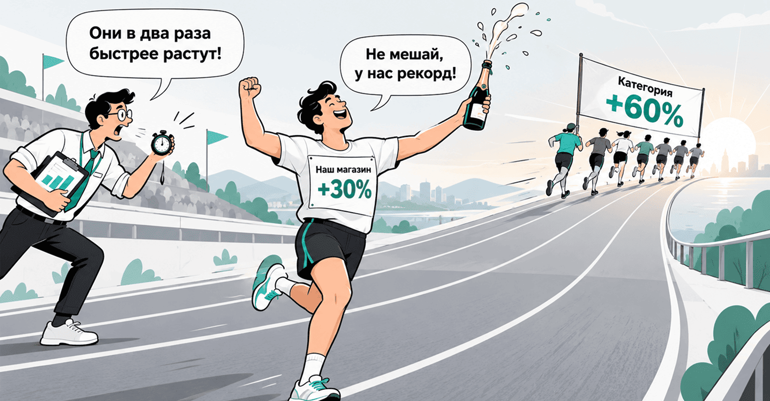 Сравнивайте свои результаты и продажи в категории Ozon